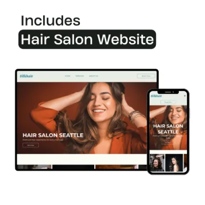 Hair Salon/Spa GHL Website Template