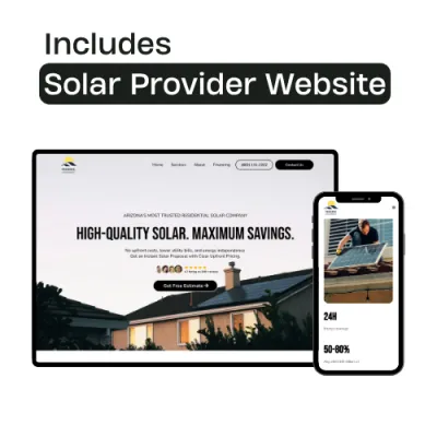 Solar Company GHL Website Template