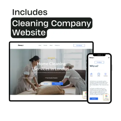 Cleaning Company GHL Website Template
