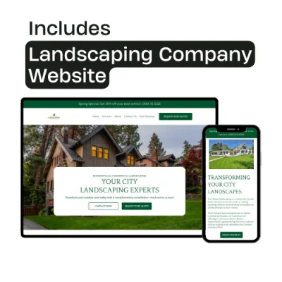 Landscaping Company GHL Website Template